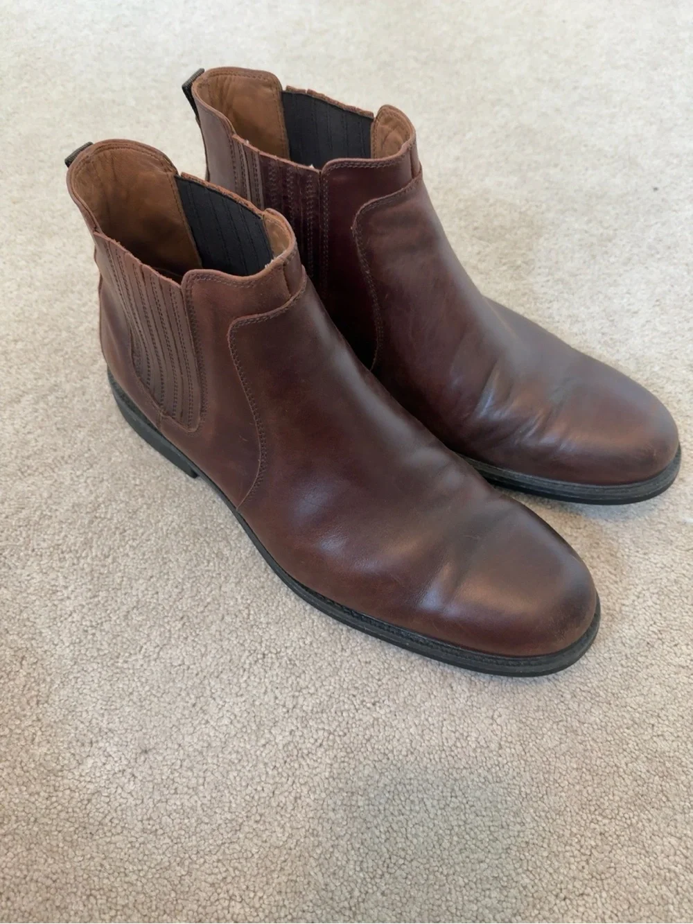 Johnston & Murphy XC4 Waterproof Chelsea Boots Men’s 11M Brown Leather